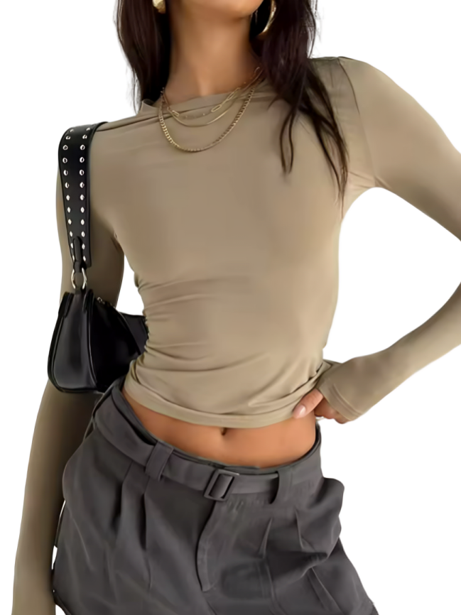 Blusa de manga larga