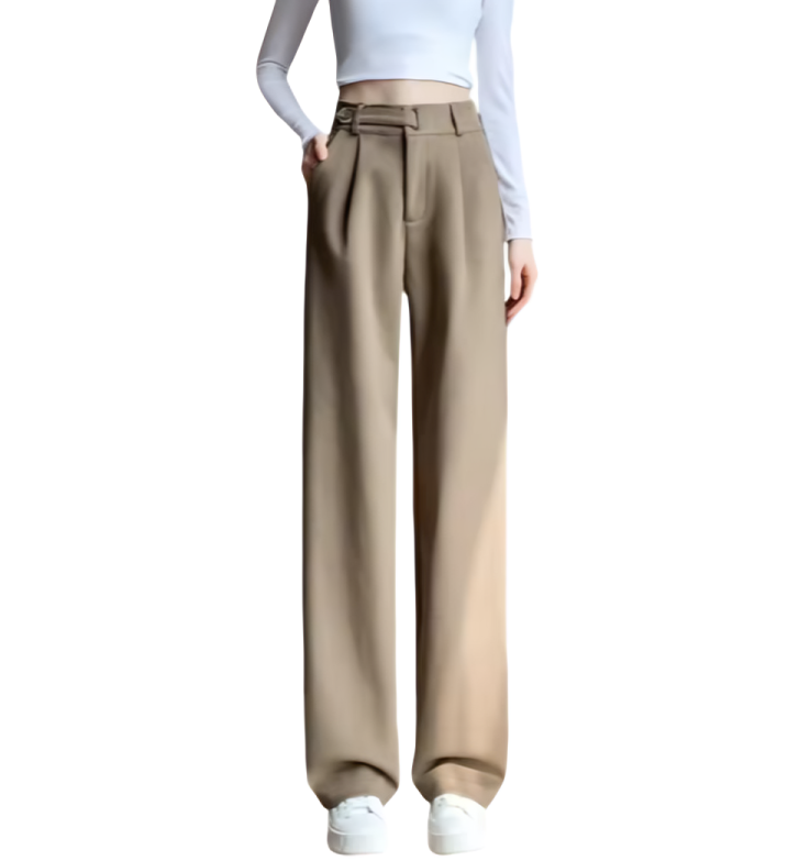 Pantalón holgado de cintura alta