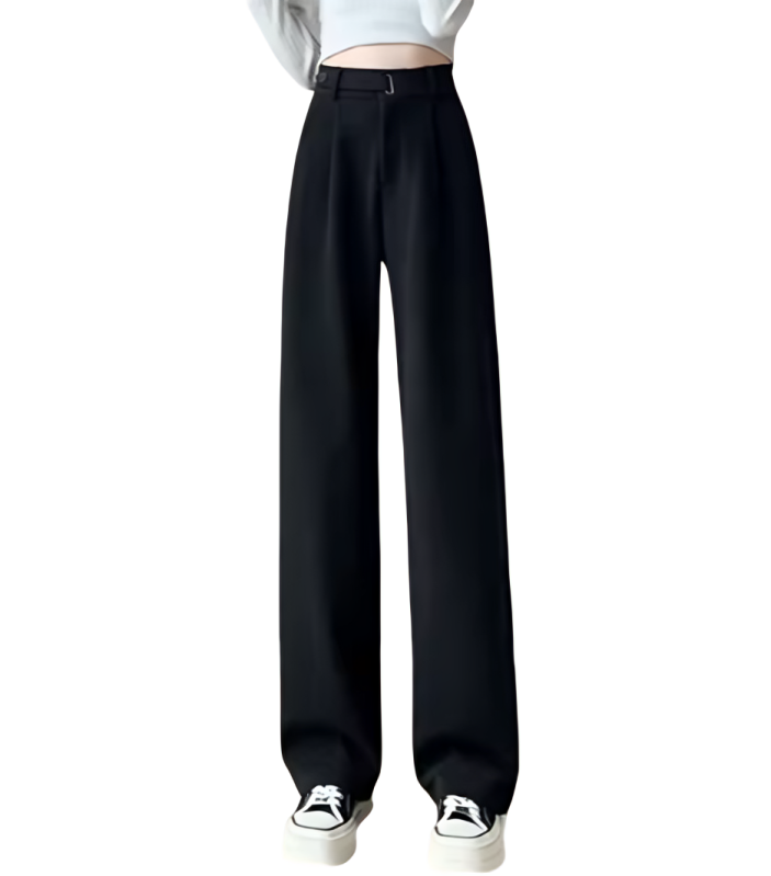 Pantalón holgado de cintura alta