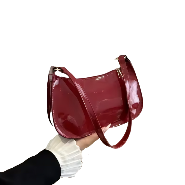 Bolso de hombro estilo baguette