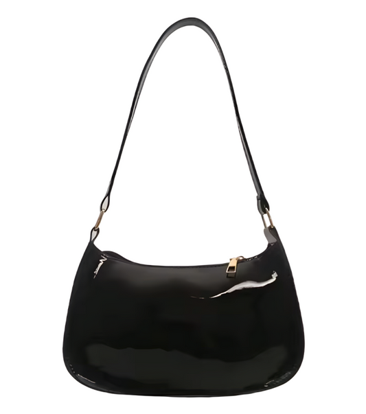 Baguette-style shoulder bag