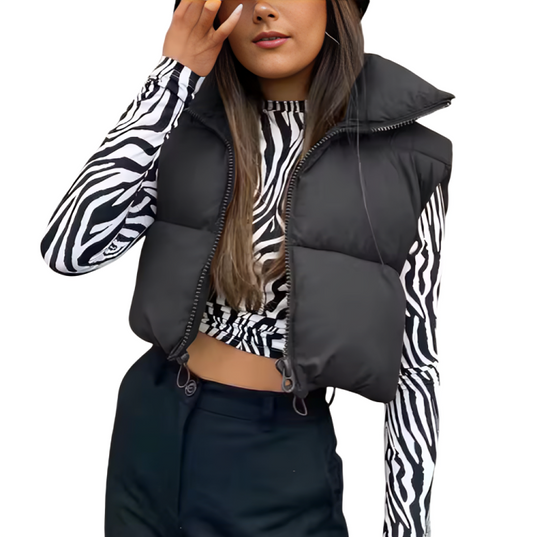 Short padded vest