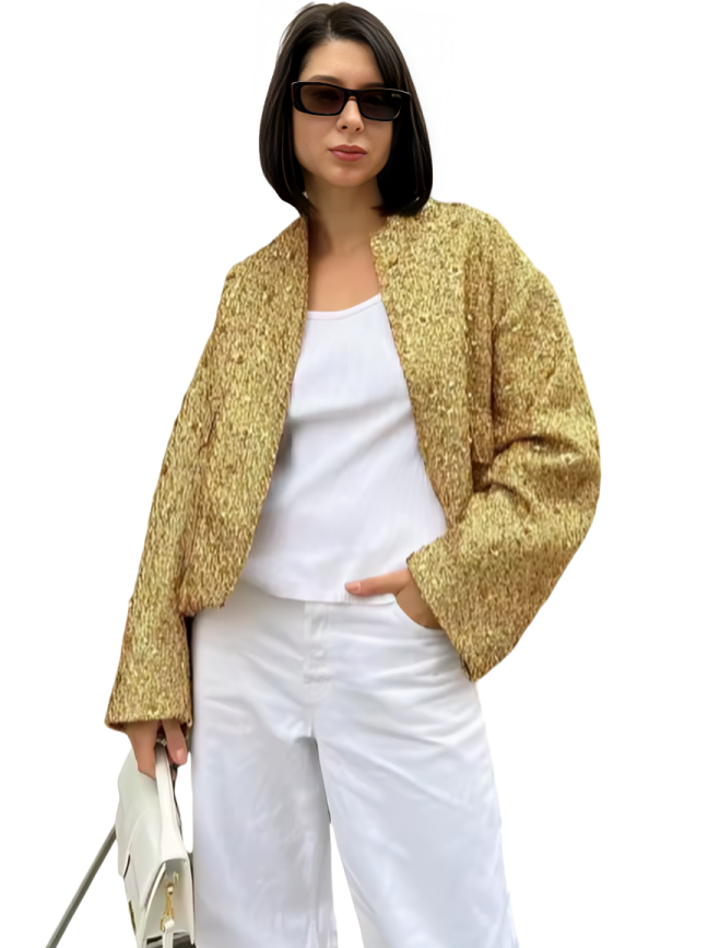 Chaqueta dorada