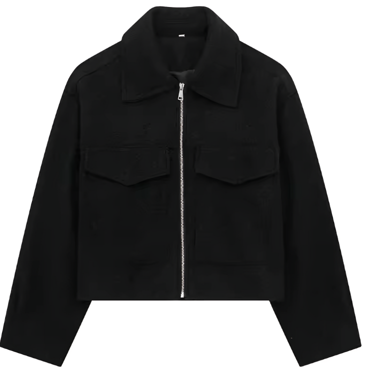 Chaqueta corta de lana