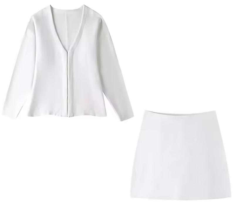 Skirt and coat set