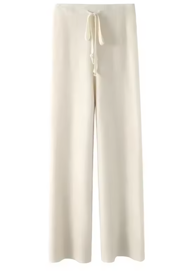 Pantalones de punto de lana