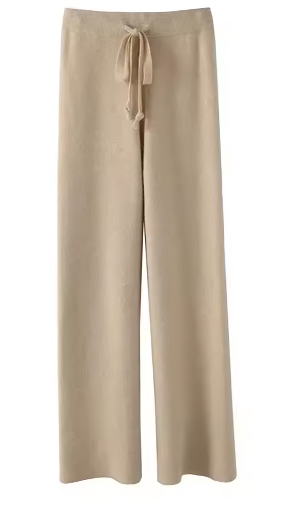 Pantalones de punto de lana