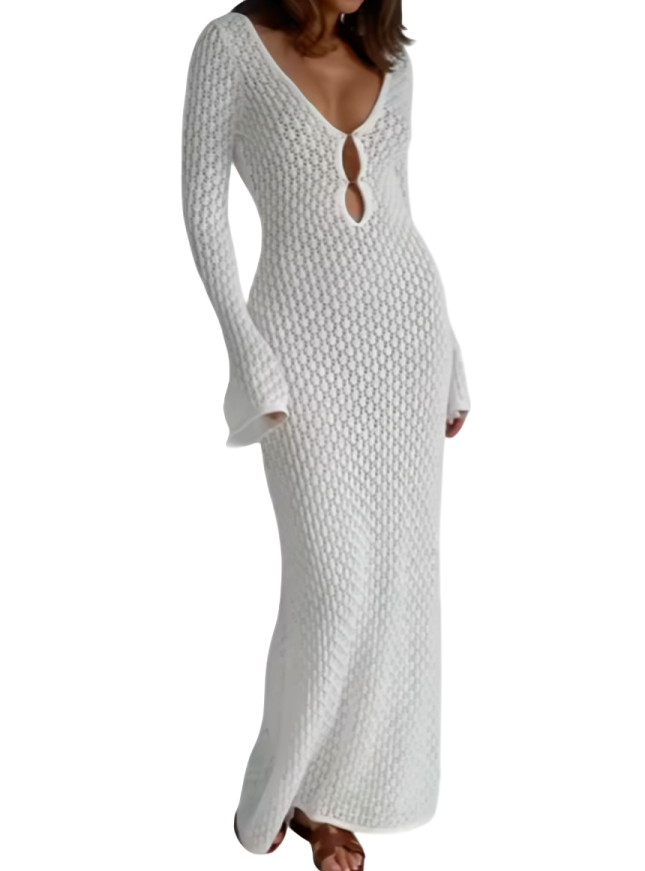 Vestido de crochet