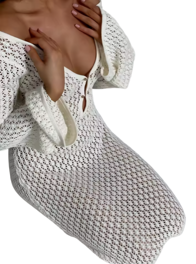 Vestido de crochet