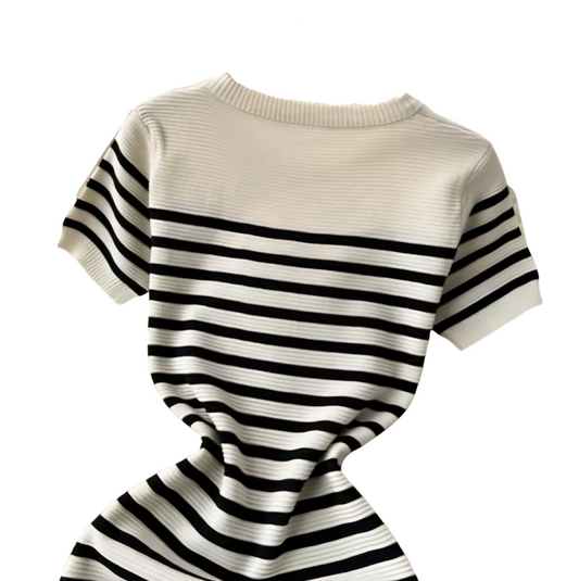 Fitted knit midi dress