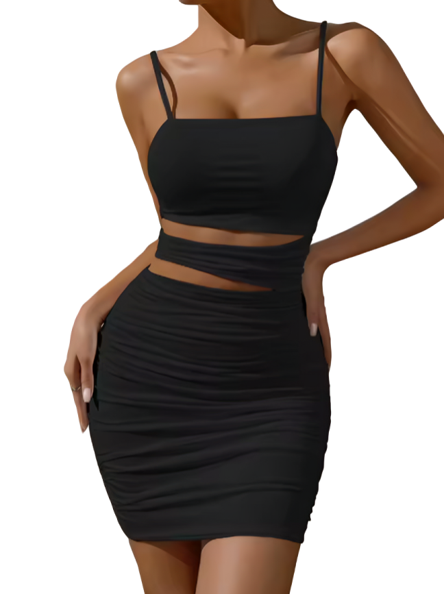 Vestido cut-out